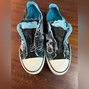 Ed Hardy Slip On Sneakers size 8